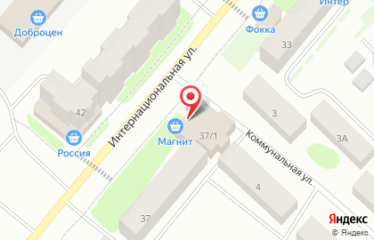 Банкомат СберБанк на Интернациональной улице на карте