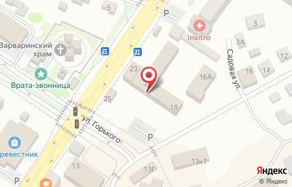 Стоматология ДиАдент на улице Горького в Светлом на карте