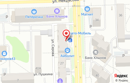 Магазин Надежда на улице Сурикова на карте