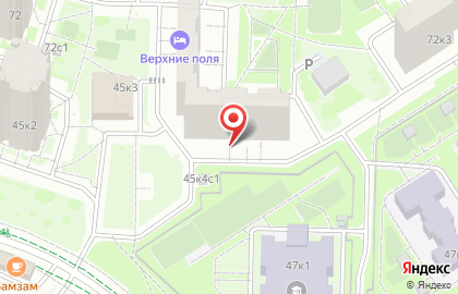 Магазин товаров для дома на улице Верхние Поля на карте