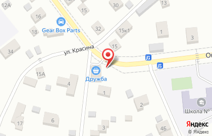 Киоск по продаже фруктов и овощей на Бакунинской улице на карте