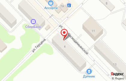 Магазин цветов Камелия на Зои Космодемьянской на карте