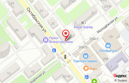 Курочка Ряба на Октябрьской улице на карте