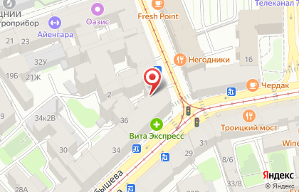 Парикмахерская в Петроградском районе на карте