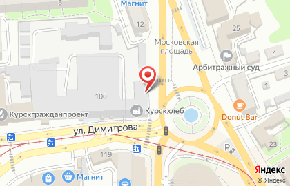 Кафе У фонтана в Центральном районе на карте
