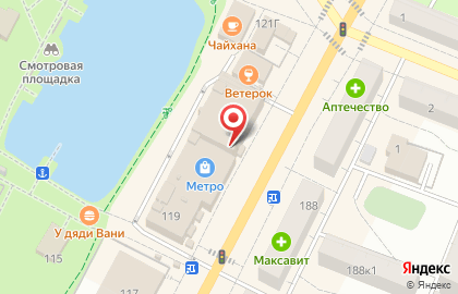 Гипермаркет Метро в Нижнем Новгороде на карте