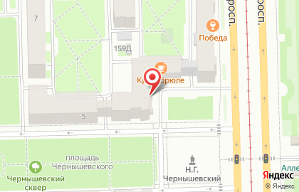 Фирменный магазин кондитерских изделий Невские Берега на проспекте Чернышевского на карте