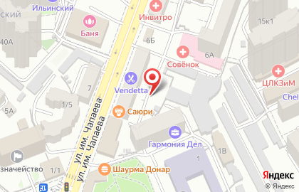 ТЕСМАС в Октябрьском районе на карте