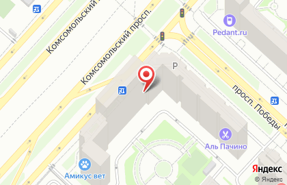 Мини-маркет Анжела на Комсомольском проспекте на карте