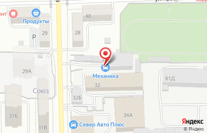 Автосервис FIT SERVICE на улице Пугачёва на карте