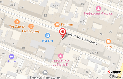 Магазин мужской одежды Fusion на проспекте имени Кирова С.М. на карте