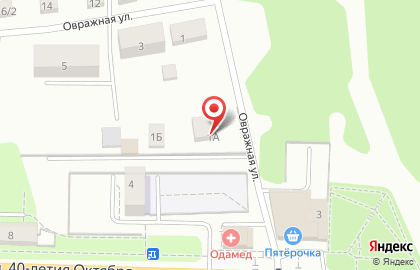 Центр юридических консультаций Кодекс на Овражной улице на карте