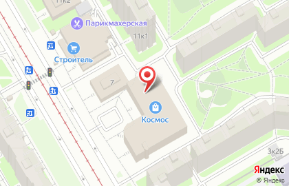 МегаШуз на проспекте Авиаконструкторов на карте