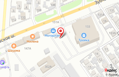 Салон Русский фейерверк на Зубчаниновском шоссе на карте