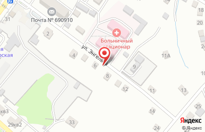 Взрослая поликлиника, Городская больница №3 на улице Энгельса на карте
