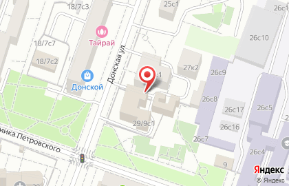 СоюзНефтеГаз на Донской улице на карте