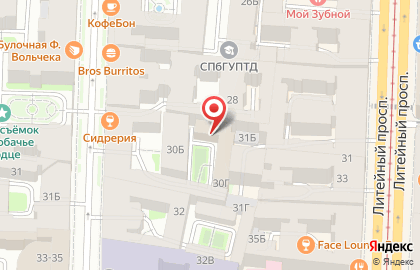 Рекламное агентство Вертикаль на Моховой на карте