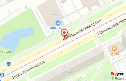 Автосервис Lapin Cars ГАРАЖ на Ириновском проспекте на карте
