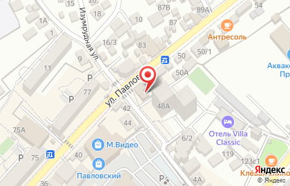 Продовольственный магазин Диамант в Лазаревском районе на карте