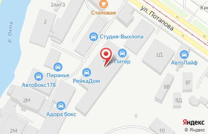 Тюнинг-ателье Лаборатория Скорости на улице Потапова на карте