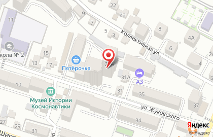 Продовольственный магазин НАШ на улице Жуковского на карте