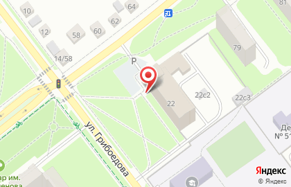 Ростелеком для дома на улице Грибоедова на карте
