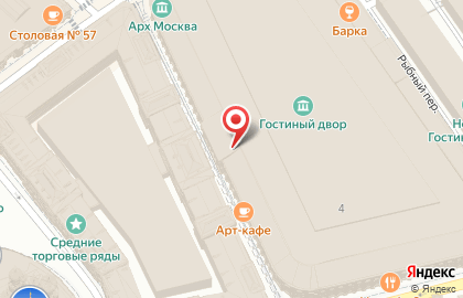 Старый гостиный двор на карте