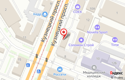 Политическая партия Яблоко на Кузнецком проспекте на карте