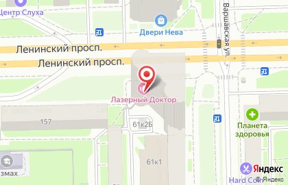 Салон красоты Арлекино на Варшавской улице на карте