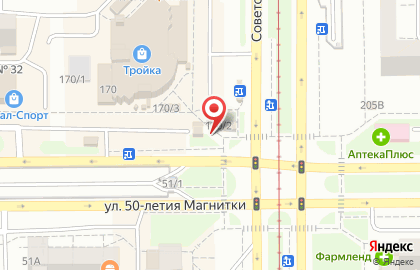 Магазин Равис в Челябинске на карте