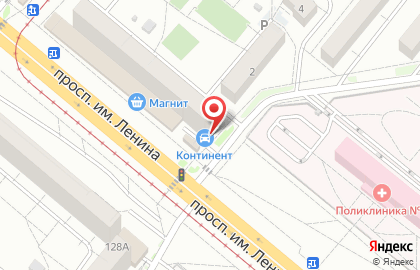 Магазин автотоваров Континент в Волгограде на карте