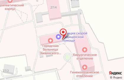 Городская больница Эжвинского района г. Сыктывкара в Сыктывкаре на карте