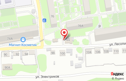 Продовольственный магазин Ирис в Свердловском районе на карте