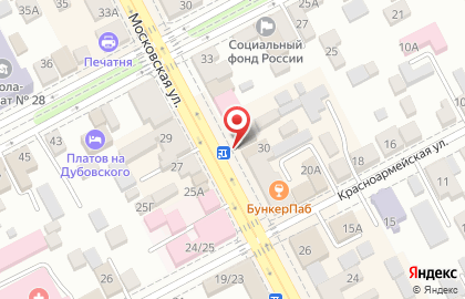 Московский индустриальный банк на Московской улице на карте