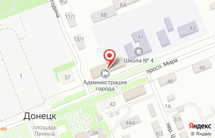 Администрация города в Ростове-на-Дону на карте