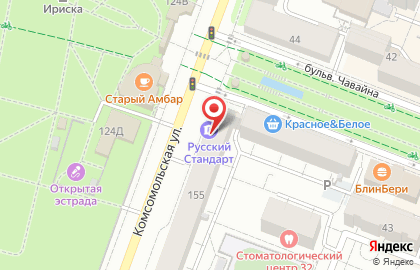 Банкомат Русский Стандарт на Комсомольской на карте