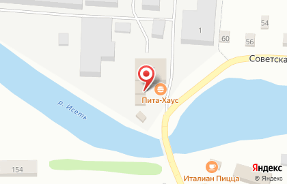 Магазин по продаже фруктов и овощей на Советской улице на карте