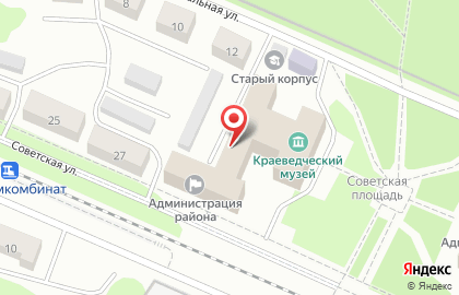 Газета Волжская правда на Советской улице на карте
