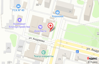 Ателье Ирис на улице Советской Армии на карте