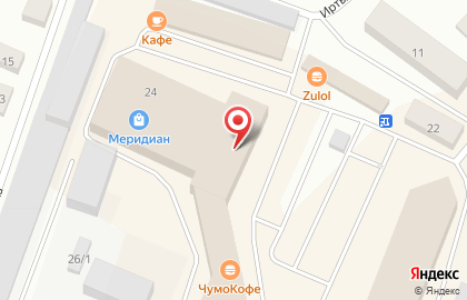 Супермаркет цифровой и бытовой техники DNS на Заводской улице на карте