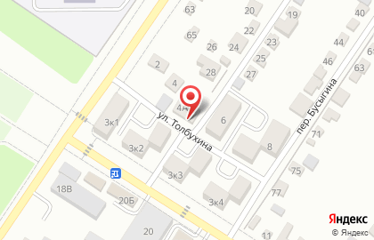 Магазин Мясной пир на улице Толбухина на карте