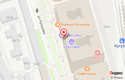 Кафе быстрого питания Petrushka Express в ТЦ Каширская Плаза на карте