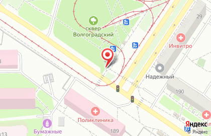Киоск по продаже фруктов и овощей на улице Белореченская 36/5 на карте