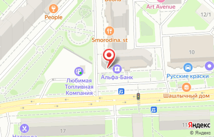 Салон напольных покрытий Краснодеревщик в Октябрьском районе на карте