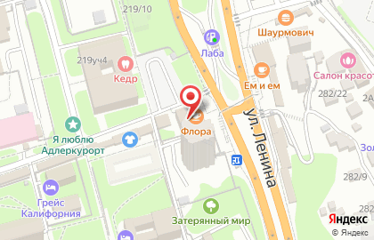 Салон Floral24 в Адлерском районе на карте