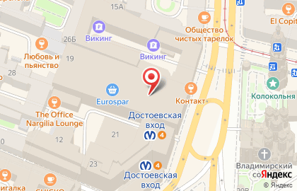 Yota на Владимирском проспекте на карте