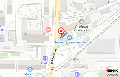 Магазин автозапчастей Yulsun на Репина на карте