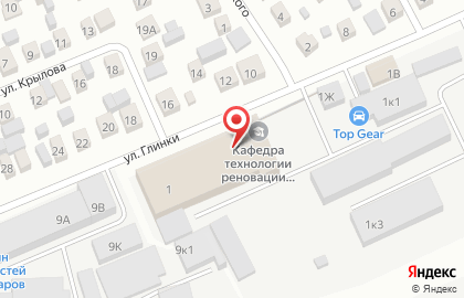 Рекламно-производственная компания ТАКНАДО на улице Глинки на карте