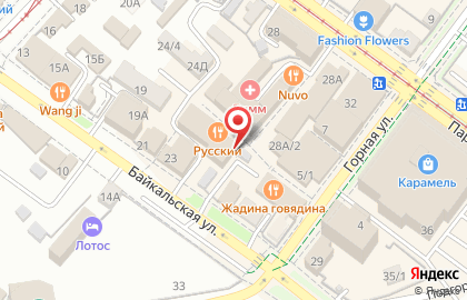Ресторан японской кухни Суши Студио на Байкальской улице на карте