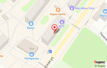 Ювелирный магазин Золотой на Первомайской улице в Кандалакше на карте